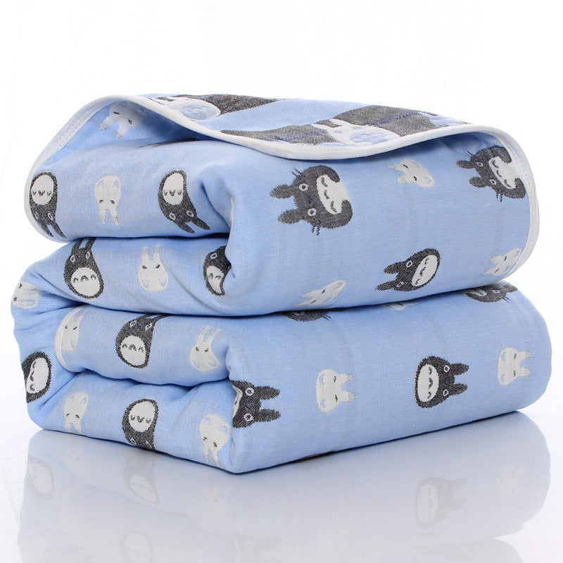Manta de Recepción de Gasa de Seis Capas Premium para Bebés