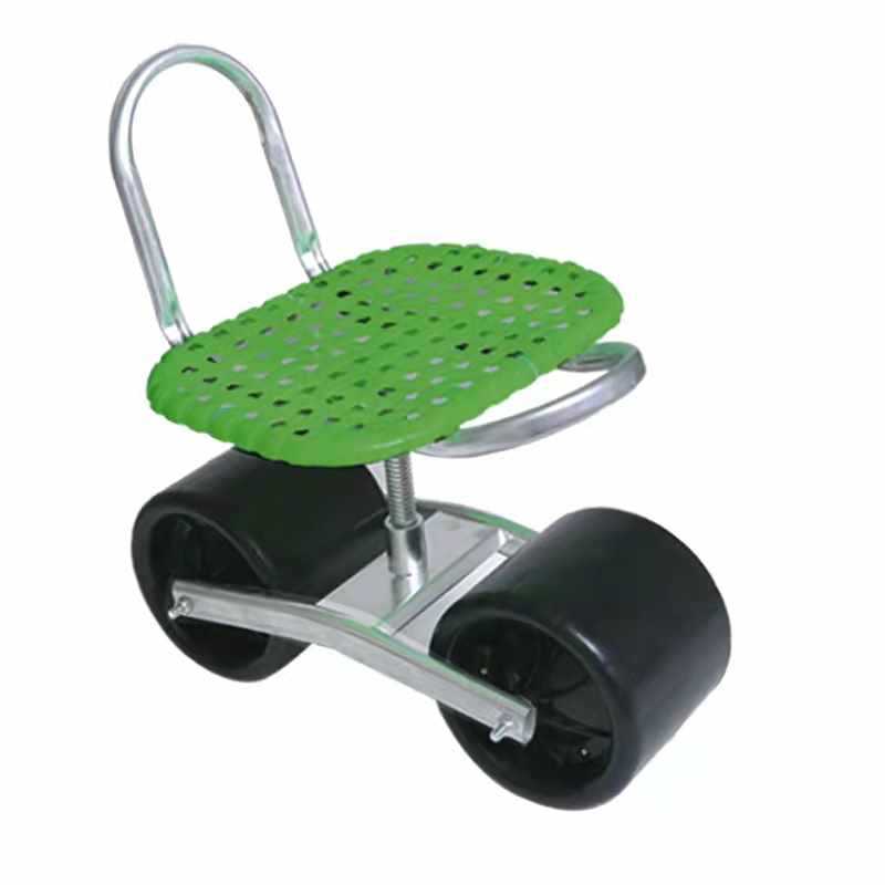 Convenient easy rotated agricultural work seat Garden Shed farm Movable tool stool with wheels - Korvel