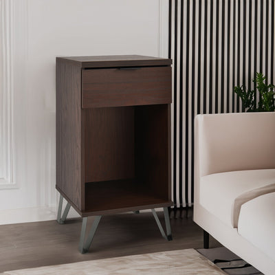 1 DRAWER TALL END TABLE - Korvel