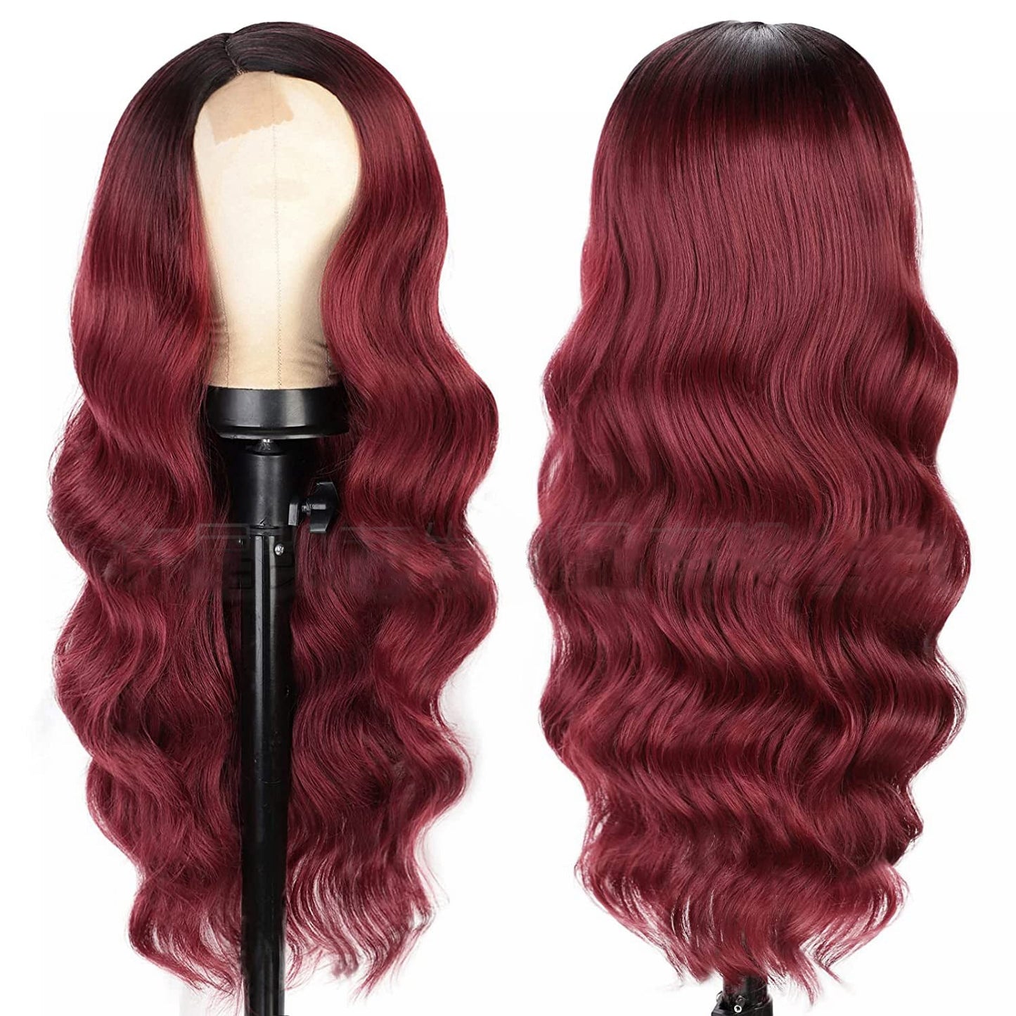 European and American Wigs With Long Curly Hair, Women's Front Lace Wigs, High-Temperature Silk Wigs, and Headsets - Korvel