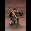 Attack on the giant army commander Liweier's figurine battle damage kneeling posture blood battle figurine anime model - Korvel
