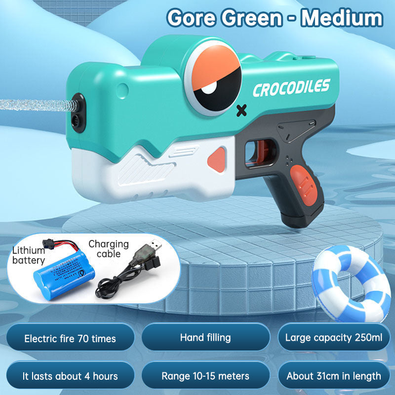 Cute Crocodile Automatic Electric Water Gun