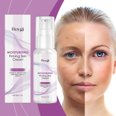 Crème hydratante raffermissante pour peau délicate