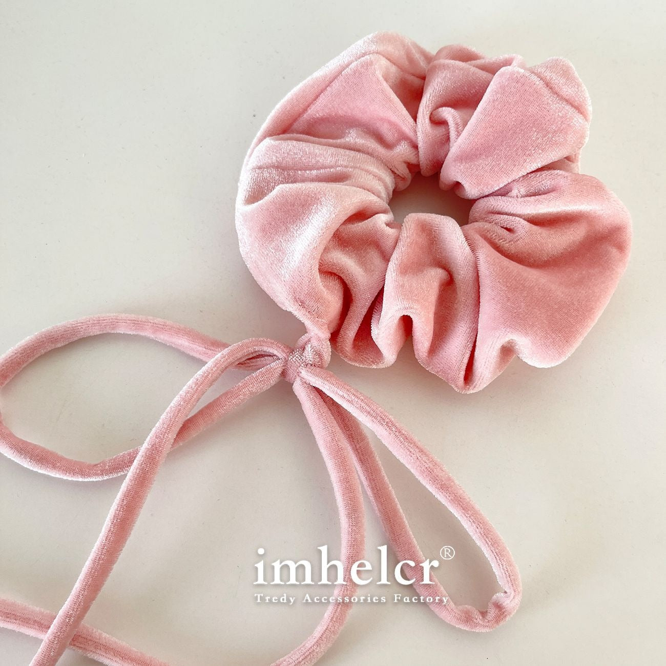 Vintage Velvet Long Ribbon Bow Hair Loop