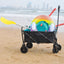 Folding Wagon Garden Shopping Beach Cart - Korvel