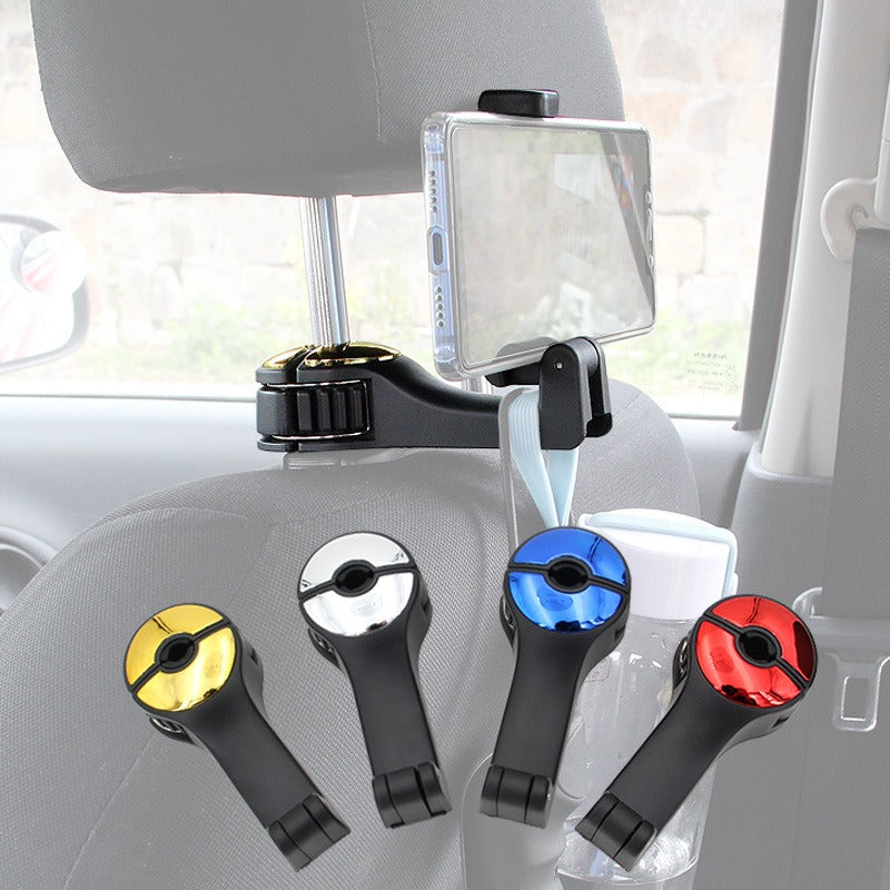 Car Flash G02 Bracket Mobile Phone Rack Locking Hook Personalized Car Creative Car Interior Car Supplies - Korvel