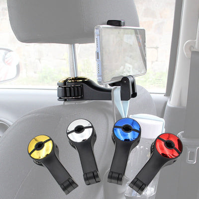 Car Flash G02 Bracket Mobile Phone Rack Locking Hook Personalized Car Creative Car Interior Car Supplies - Korvel