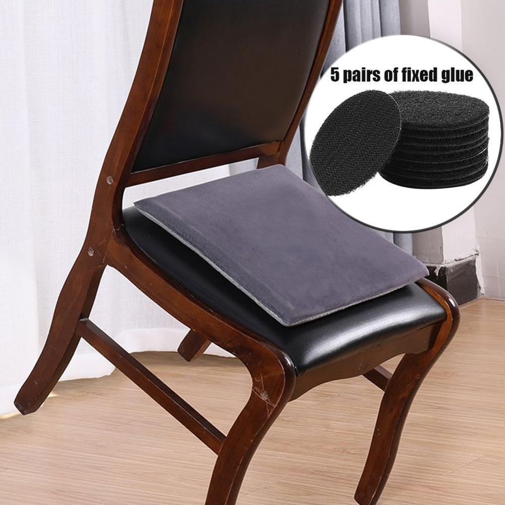 5 Pairs Double-sided Fixed Magic Sticky Self Adhesive Hook Loop Round Pads Craft Tape Bedcloths Sofa Carpet Non-slip Holder - Korvel