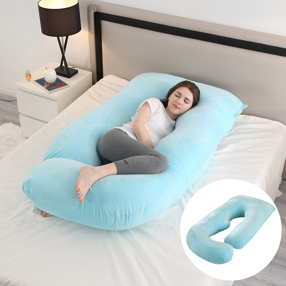 J-Shaped Pregnancy Pillow for Side Sleepers