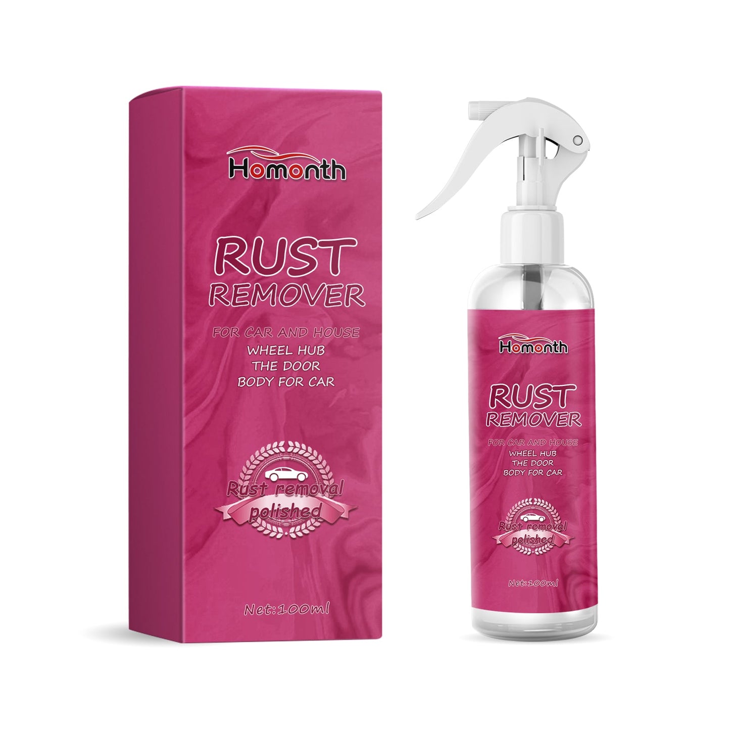 Auto Rust Remover Auto Wheel Hub Handlebar Parts Rust Cleaning And Decontamination Multi-Function Rust Remover - Korvel