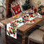 Christmas candy printed table flag new Christmas table decoration tablecloth mat holiday party tablecloth - Korvel