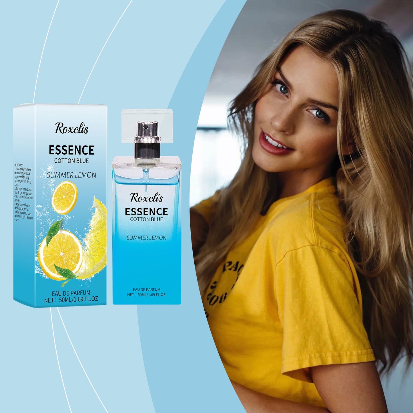 Summer Lemon Perfume Natural Fresh Lasting Bergamot Vibrant Bouquet Bouquet Light Fragrance Light Elegant Perfume - Korvel