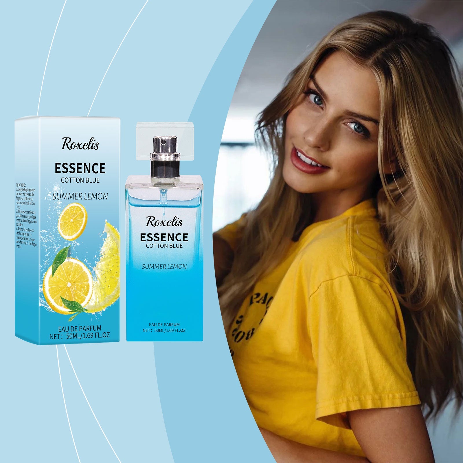 Summer Lemon Perfume Natural Fresh Lasting Bergamot Vibrant Bouquet Bouquet Light Fragrance Light Elegant Perfume - Korvel