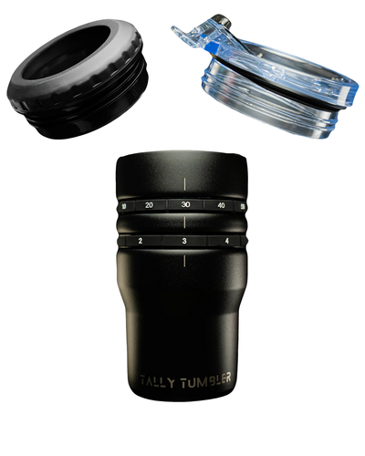 Gobelet Tally 4 en 1 avec refroidisseur de canettes et compteur de points, 414 ml (14 oz).