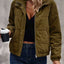 Women's Short Cotton Trucker Jacket with Long Sleeves