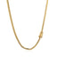 Cadena Cubana Clásica Sólida de Oro Amarillo de 14k - 3.2mm