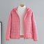 Chaqueta acolchada de algodón versátil para mujer