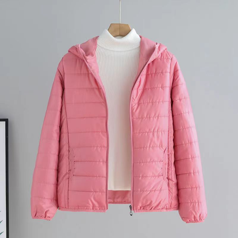 Chaqueta acolchada de algodón versátil para mujer