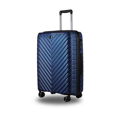 Stylish 24-Inch Blue Hardcase Spinner Luggage with TSA Lock - Korvel