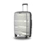 Stylish 24-Inch Silver Hardcase Spinner Luggage with TSA Lock - Korvel