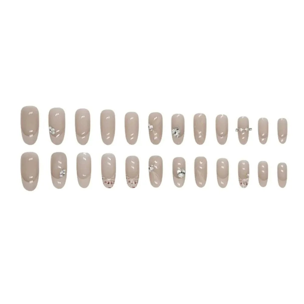 24-Piece Hot Girl Y2K Black Star Press On Nails Set