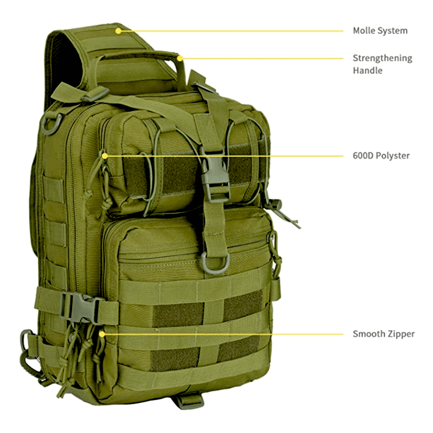 Tactical Medium Sling Range Bag - Korvel