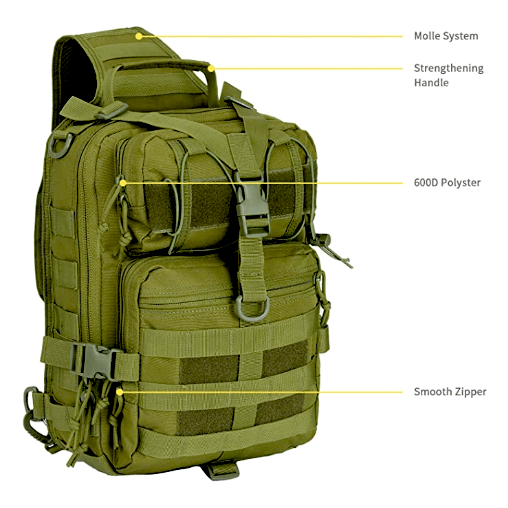 Tactical Medium Sling Range Bag - Korvel