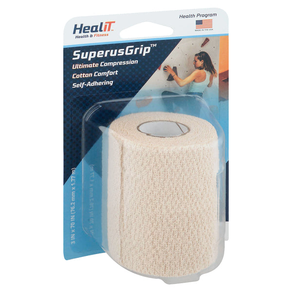 Healit SuperusGrip Venda de Compresión Autoadhesiva - 3" x 70"