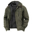 Multi-Color Digital Printing Hooded Jacket with Brown Lining