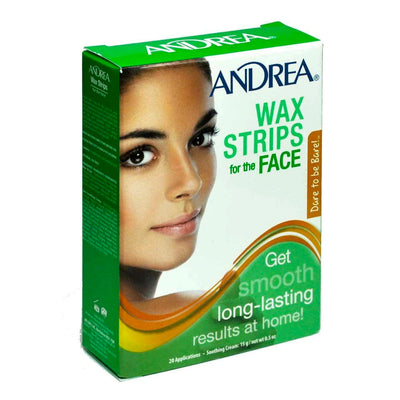 Andrea Wax Strips for Face - 20 Count