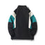 Chaqueta cortaviento impermeable de talla grande para hombre con cuello alzado