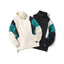 Chaqueta cortaviento impermeable de talla grande para hombre con cuello alzado