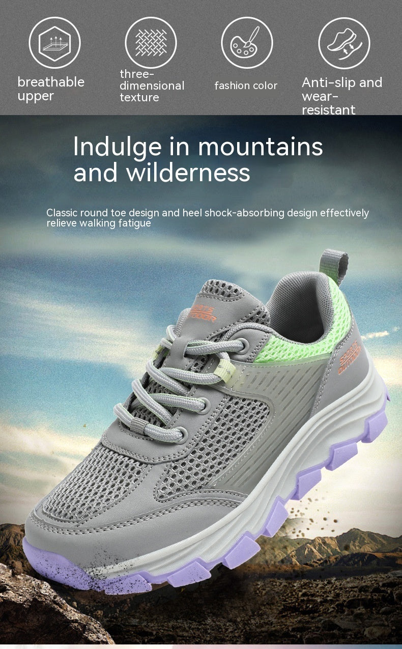 Plus Size Mesh Low Top Outdoor Climbing Boots