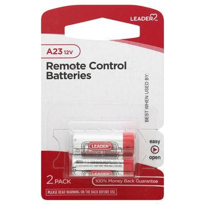 Leader A23 12V Alkaline Batteries, 2-Pack – Reliable Power Source