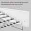 foldable retractable wall clothesline, 30kg, alu, 80/100cm, 5 bars, for bath/balcony. - Korvel