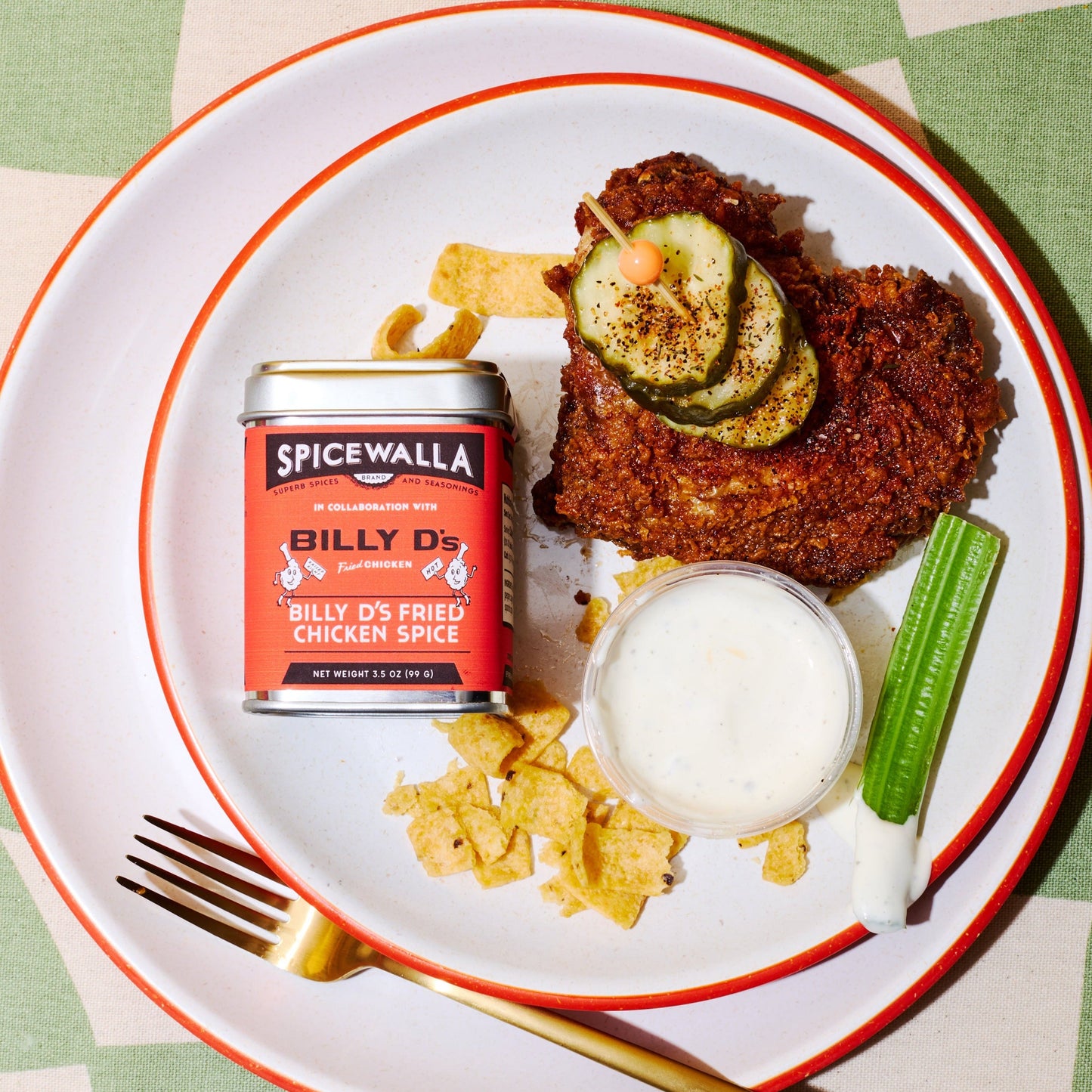 Pollo frito con especias de Billy D