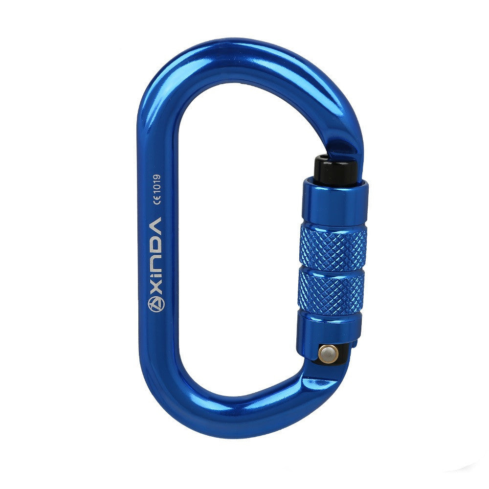 Mosquetón Premium en Forma de O con Bloqueo de Rosca para Escalada