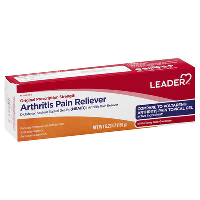 Gel soulageant de la douleur arthritique Leader 1 % - 5,29 oz