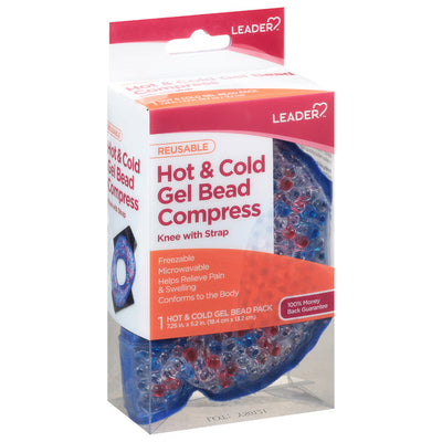 Leader Hot & Cold Gel Bead Compress - Reusable Comfort
