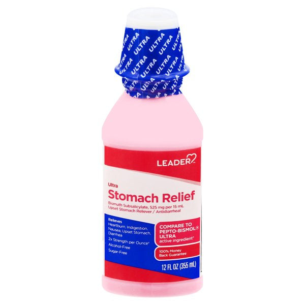 Leader Soulagement de l'Estomac, Ultra, 12 Fl Oz