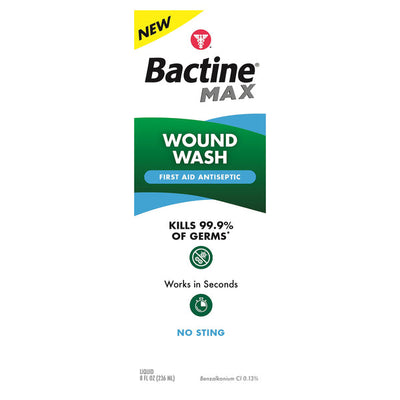 Bactine Max Liquid Wound Wash - 8 Fl Oz