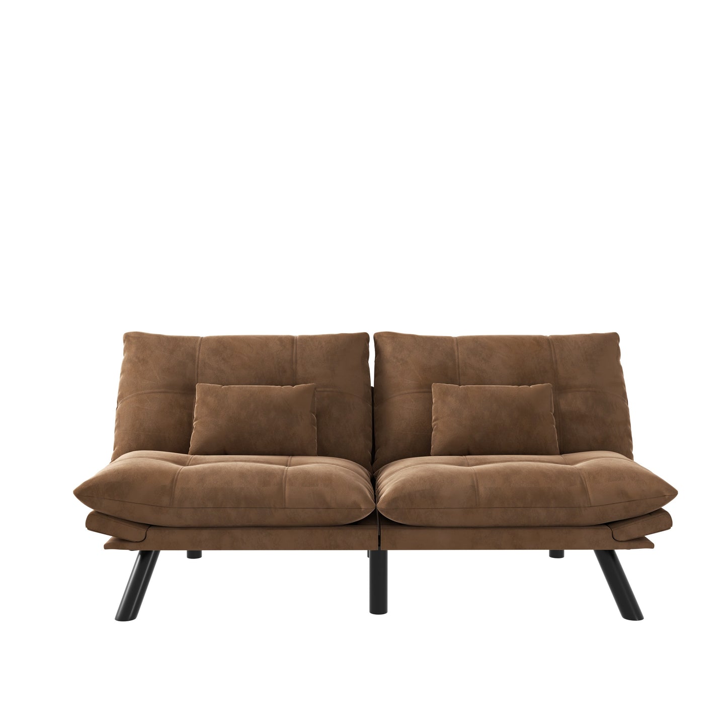 Sofá Cama Moderno Plegable Convertible Marrón