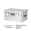 Premium Outdoor Aluminum Alloy Storage Box for Camping