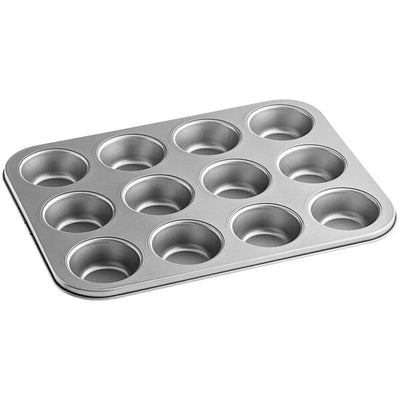 Premium Non-Stick Muffin & Cupcake Pan - 12 Cup Carbon Steel