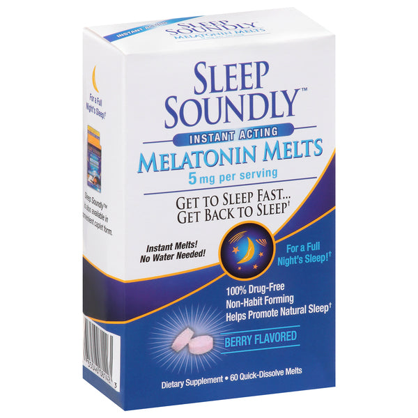 Fondre de sommeil Melatonin, 5 mg, saveur baie