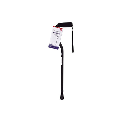 Cardinal Health Adjustable Offset Cane - Black