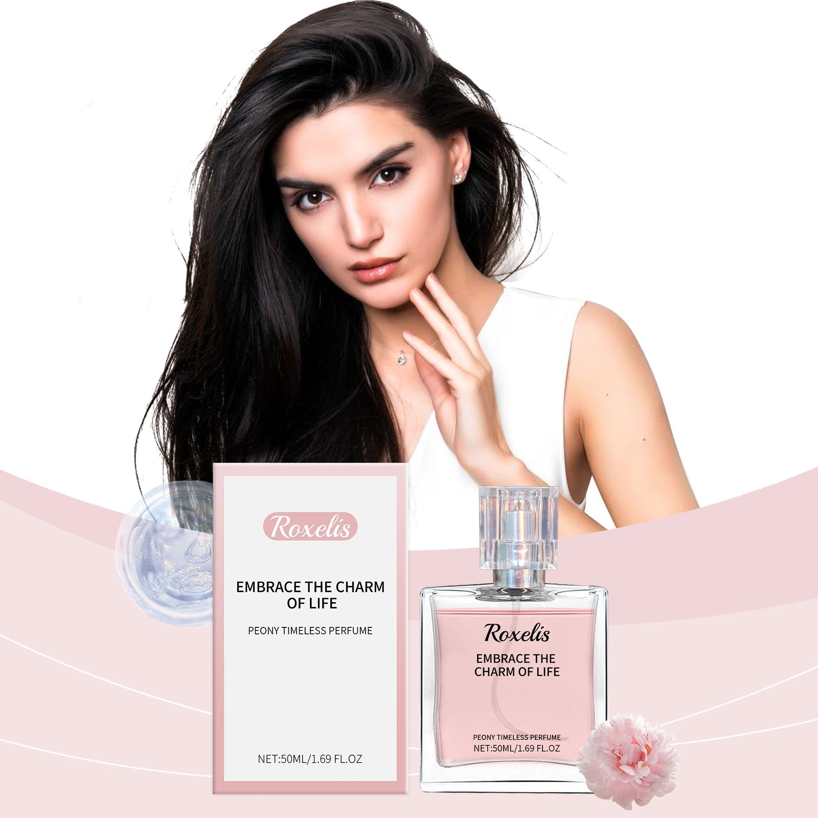 Peony Fragrance Eternal Perfume Natural Fragrance Release Charm Lasting Fragrance Light Elegant Charm Dating Atmosphere Perfume - Korvel