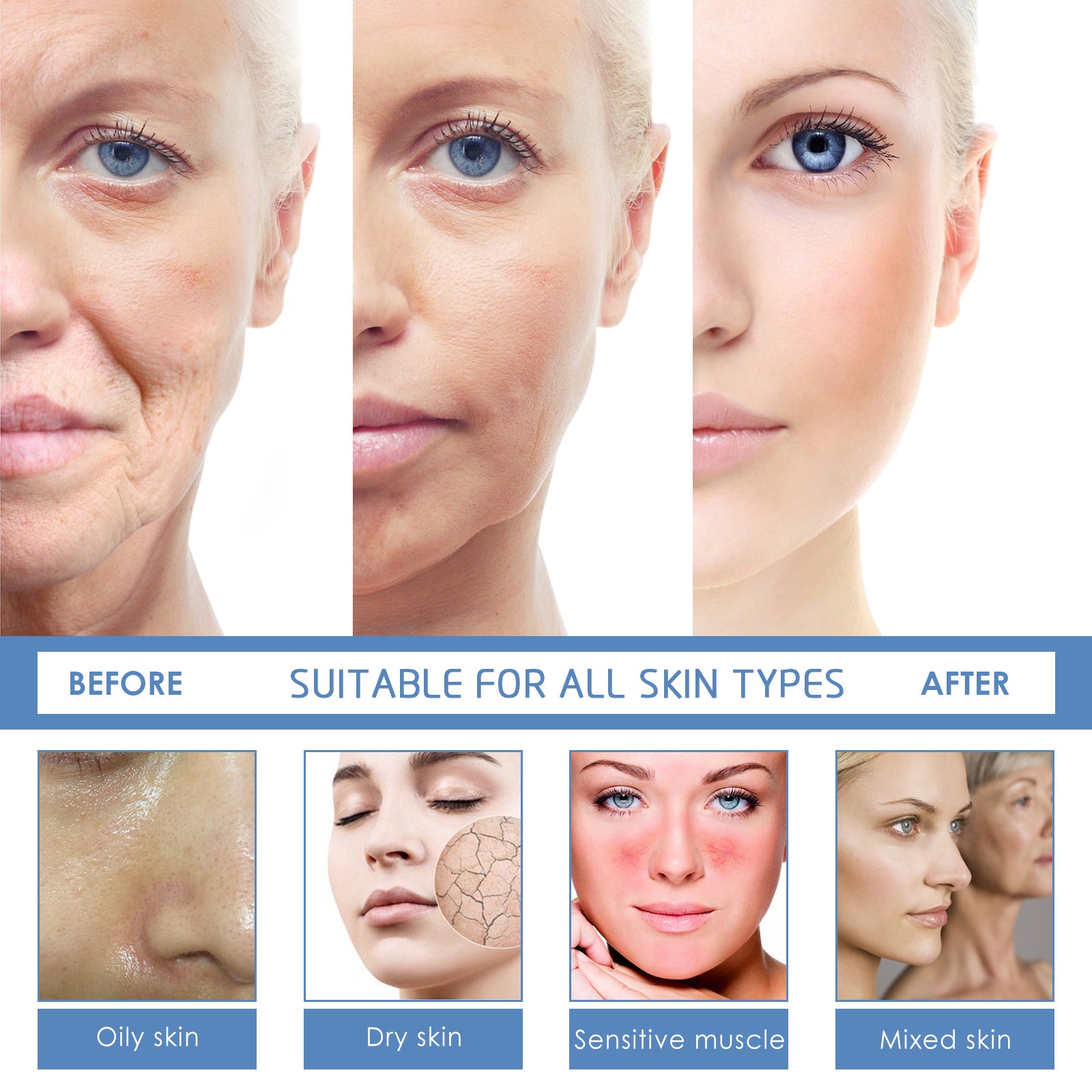 Botox Stock Solution Facial Serum, Firming Light Lines Moisturizing Anti-aging Essence - Korvel