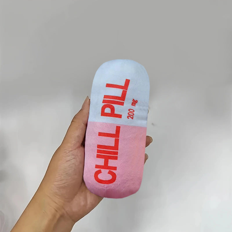 Pet Sound Plush Capsule Toy for Dogs