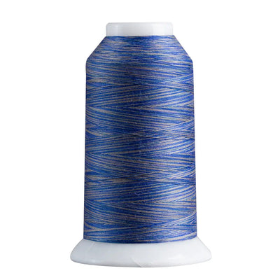 Hilo de poliéster variegado Superior Spirit 806 azul/gris